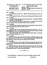 Kỳ thi học sinh giỏi cấp tỉnh THCS môn Lịch sử - Năm học 2021-2022 - Sở GD&ĐT Quảng Nam (Có hướng dẫn chấm)